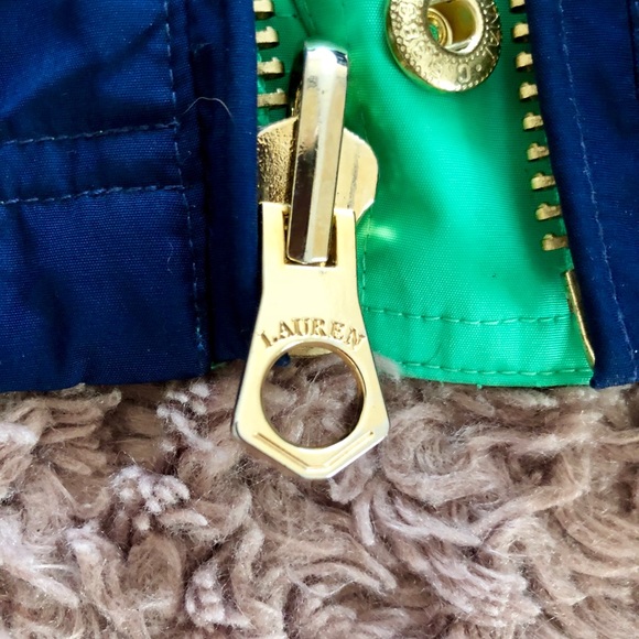 Ralph Lauren reversible blue & green vest Size S - Picture 5 of 5